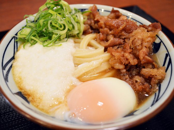 牛とろ玉うどん