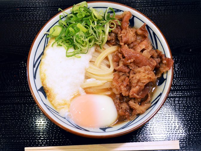 牛とろ玉うどん