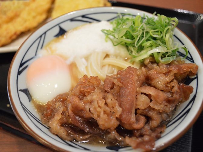 牛とろ玉うどん