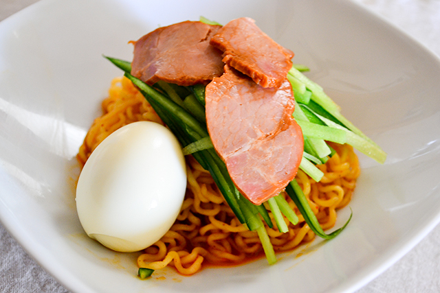 辛ウマで病みつき!! インスタント「辛ラーメン」で作るビビン冷麺