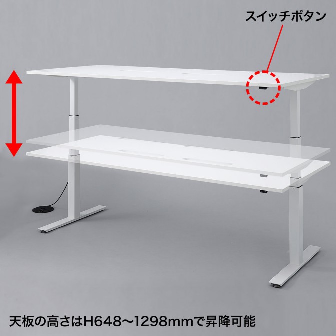 電動昇降ミーティングデスク