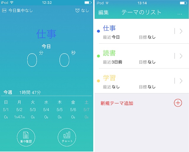 【あなたの集中力を計ります】コレで自分がわかる。集中力を計測管理するスマホアプリ「フォーカスタイマー」