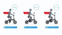 逆転の発想?! 自転車モード付きで思いっきり漕げる電動バイク