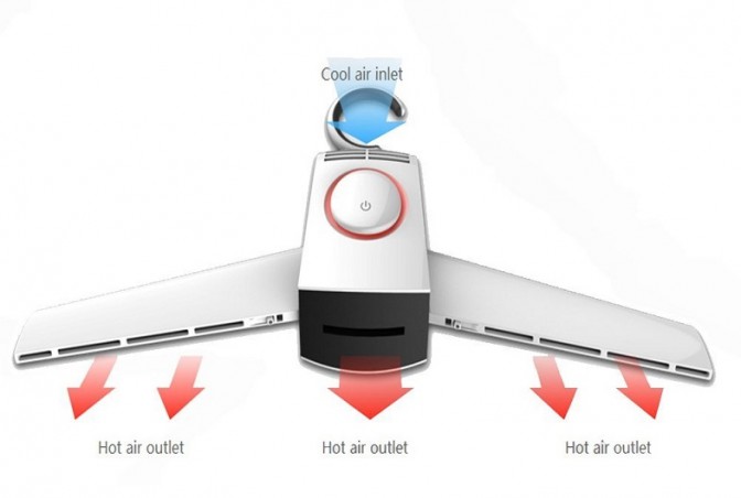 濡れたスーツもすぐ元通り。ハンガーと合体した衣類乾燥器＆パンツプレスがだいぶ一石二鳥 3
