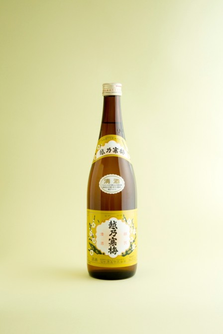 ＜石本酒造＞越乃寒梅 白ラベル 普通酒（720ml）1,037円（税込）