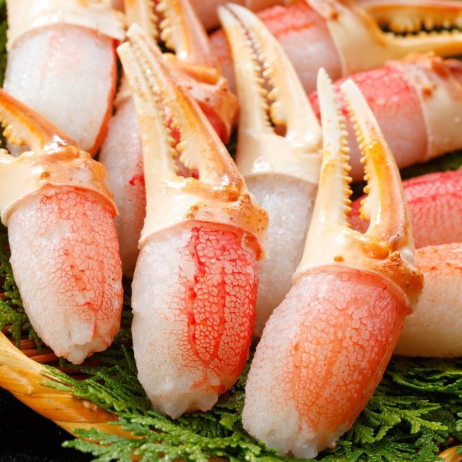 札幌蟹販 6L生冷ズワイガニ カニ爪 1.0kg