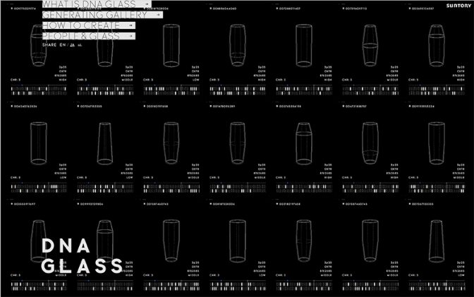 お前のDNAはどんなビールグラスを欲しがってるんだ？ 遺伝子から作る「Suntory DNA GLASS Project」 #プレミアムフライデー 2