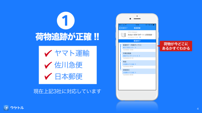 iPhone用無料アプリ『ウケトル』