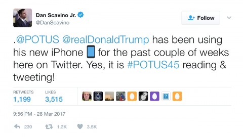 トランプ大統領がiPhoneに乗り換えた理由