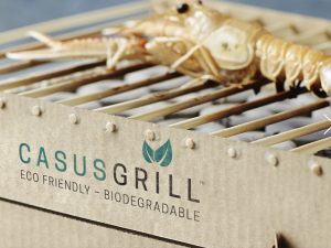 使用後そのまま捨てられるBBQコンロ「Casusgrill」が画期的