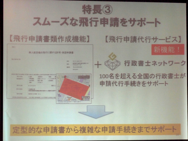 ドローン飛行支援地図サービス「SoraPass」