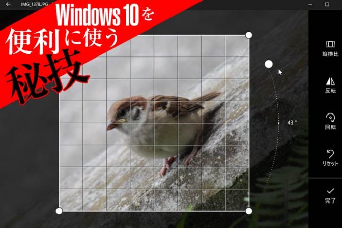 タダでここまで！Windows付属ソフトで画像編集する方法